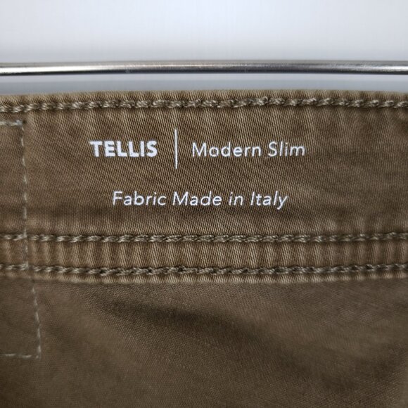 AG Adriano Goldschmied Tellis Modern Slim Casual Pants Dark Khaki Mens Size 30 - Picture 6 of 9